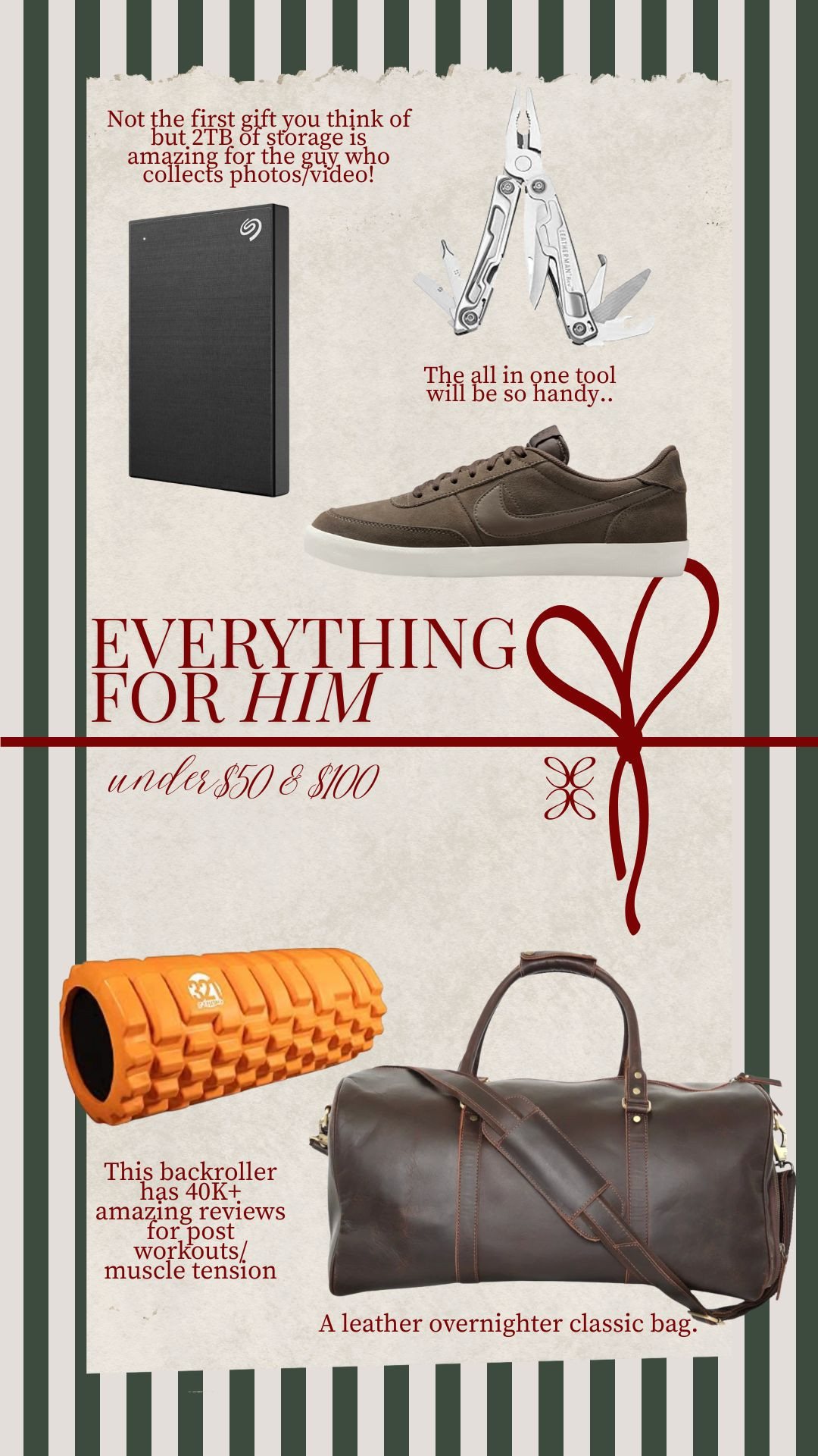 everything for him under $50 & $100 - gift guide for him 

 #LTKGiftGuide #LTKHoliday