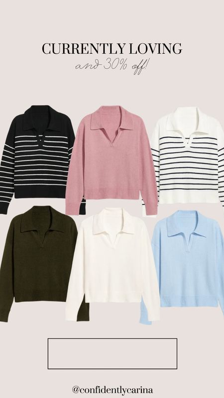 I loveee these polo sweaters and they’re currently 30% off! 

#LTKGiftGuide #LTKSeasonal #LTKfindsunder50