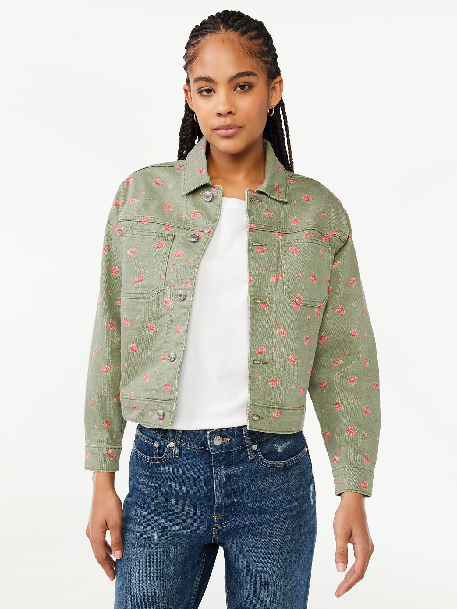 Free Assembly Women's Denim Jacket | Walmart (US)
