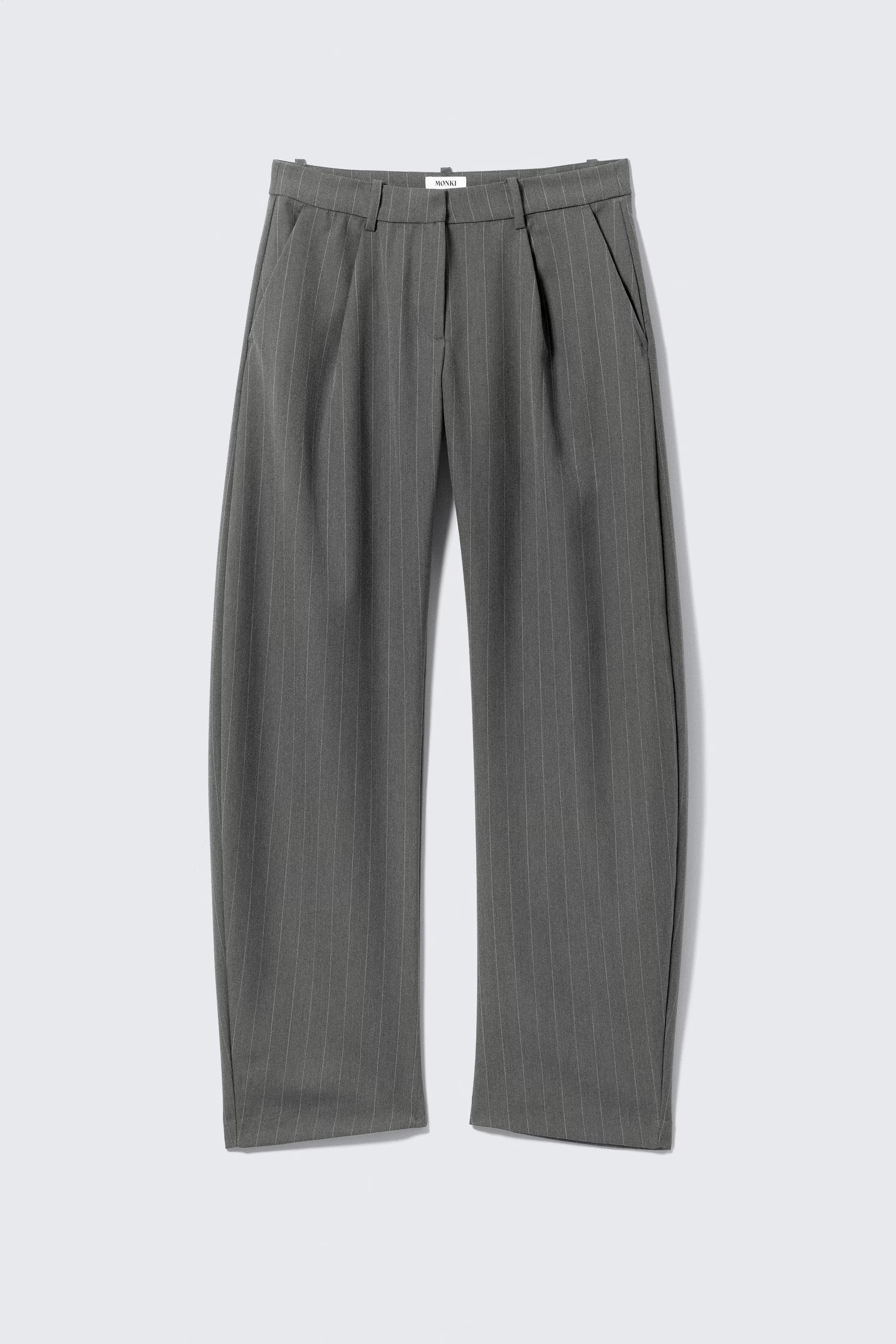 Loose Fit Cocoon Leg Suiting Trousers | Weekday