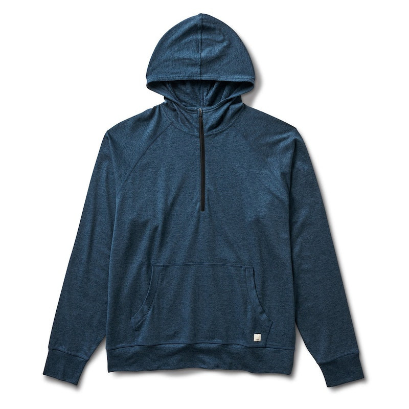 Ponto Performance Half Zip Hoodie | Platinum Heather | Vuori Clothing (US & Canada)