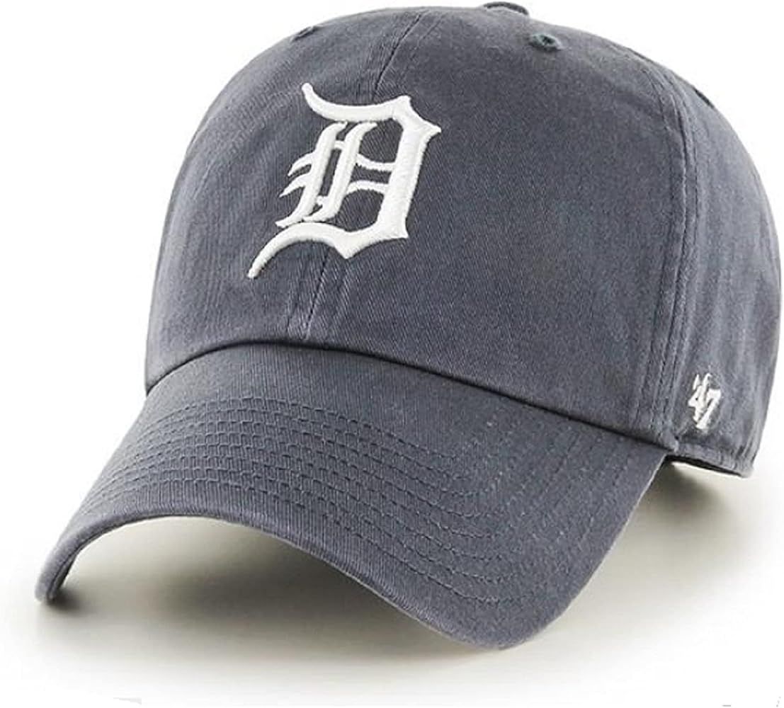 '47 MLB Vintage Navy Clean Up Adjustable Hat Cap, Adult One Size Detroit Tigers Vintage Navy | Amazon (US)