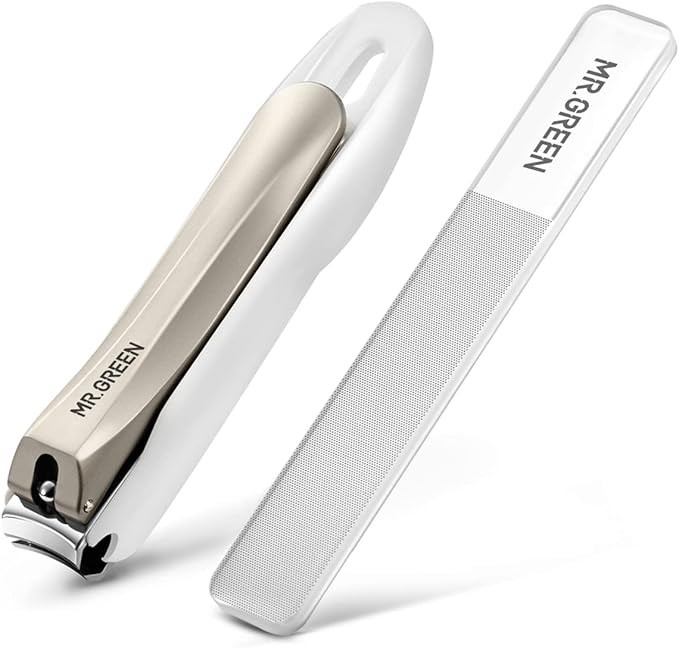 MR.GREEN Nail Clippers Anti Splash Fingernail Cutter Stainless Steel Manicure Tools Nail Scissors... | Amazon (US)