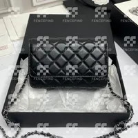 WOC Bag Shoulder Bag Designer Bag Handbag Cross Body Bag Lambskin Caviar Leather CC Gold Silver C... | DHGate