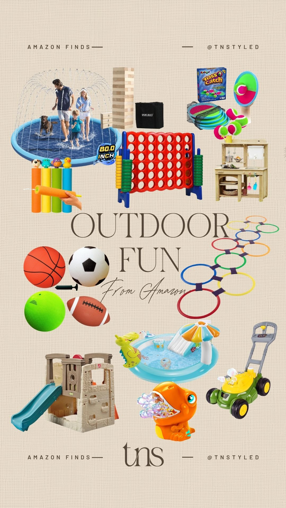 Get ready for outdoor fun with these toys! From bubbles to sports, there's something for everyone. #kidsfun #sfounditonamazon
 

 #LTKKids