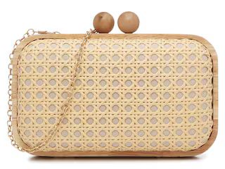 Kelly & Katie Wicker Clutch | DSW