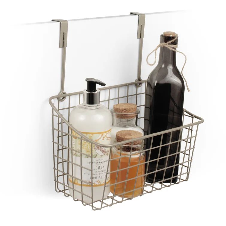Geistlinger Towel Bar and Basket Cabinet Door Organizer | Wayfair North America