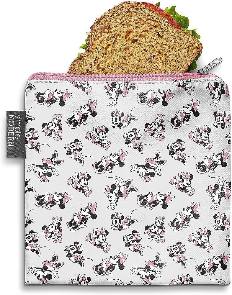 Simple Modern Disney Reusable Sandwichh Bag for Kids | Food Safe, BPA Free, Phthalate Free, Polye... | Amazon (US)