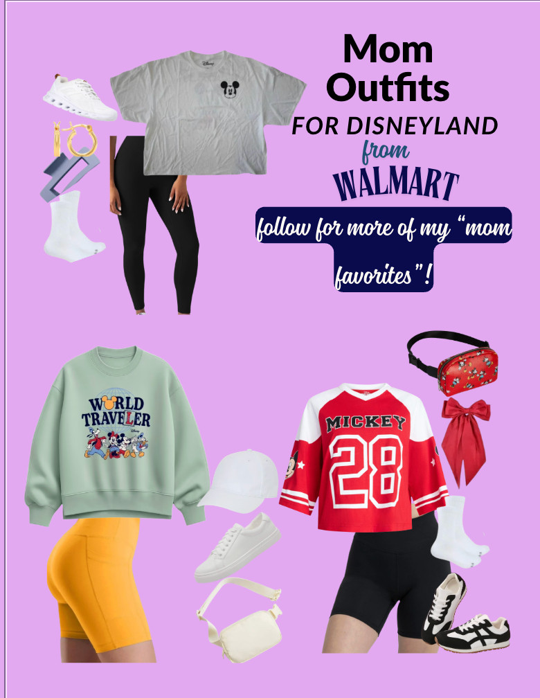 Disney mom outfits from Walmart that are comfy enough for 20k steps 🏰✨
Everything linked 🤍 

 #LTKmomlife #LTKTravel #LTKKids