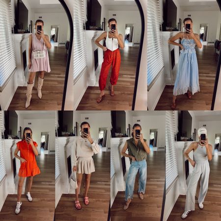 Amazon free people inspired outfits! 
Summer dress, skirt set, skort, barrel jeans, two piece set
Hermes inspired, mesh flats 

#LTKStyleTip #LTKActive #LTKFindsUnder50