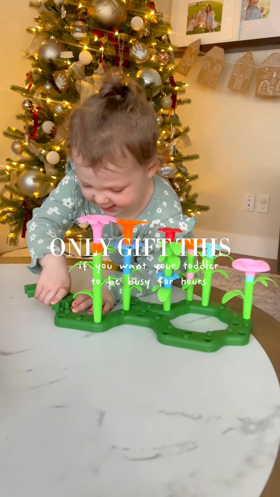 LAST-MINUTE toddler gift idea! Arrives before Christmas with prime shipping ✨🎄 if anything keeps my wild toddler busy creating - it’s a WIN. She loves this flower garden kit, and the big kids come and build it too. Such a great alternative to blocks or Legos! 

#LTKHoliday #LTKGiftGuide #LTKKids