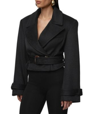 Women's Sharp Presence Crop Jacket | Macy's