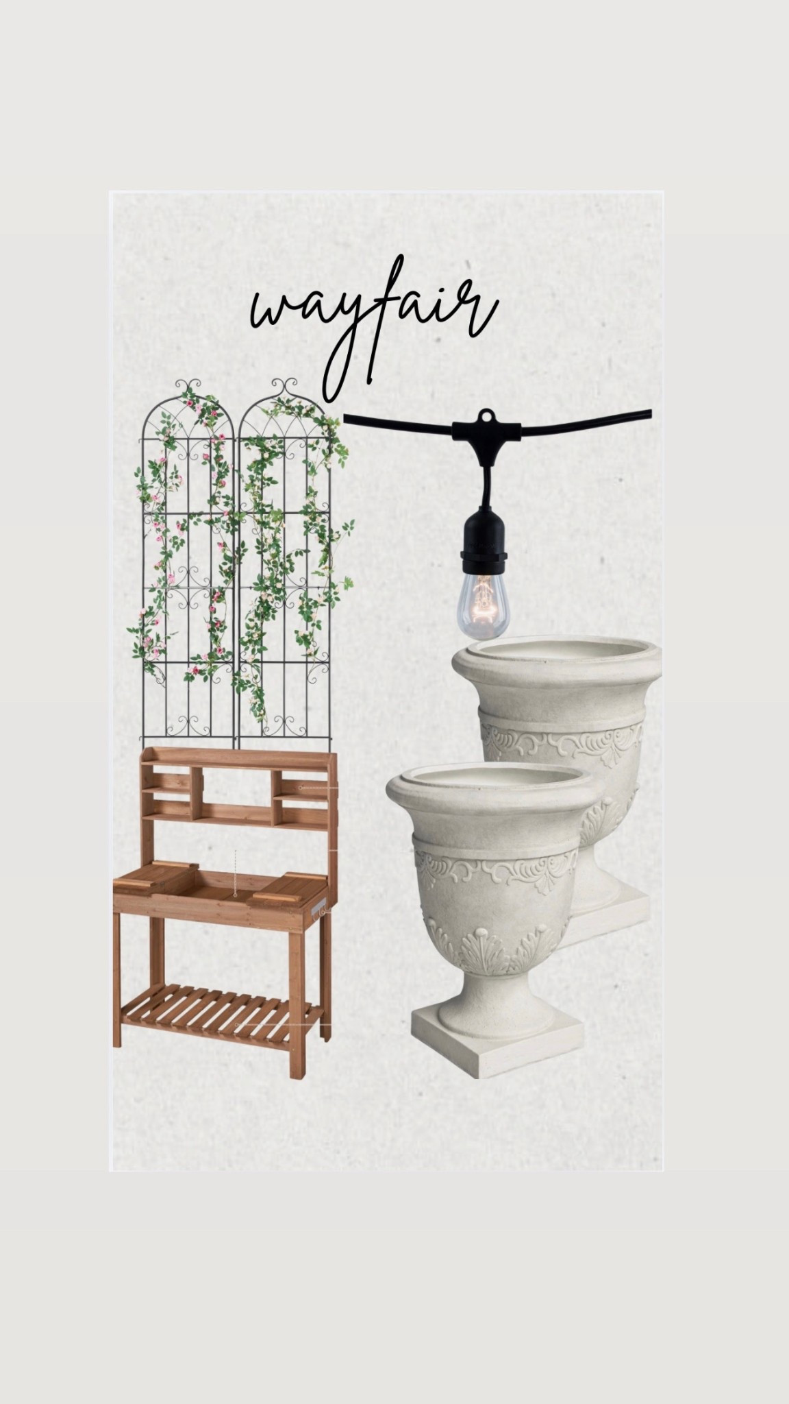 #ad @Wayfair has you covered to get your outdoor space ready for spring. #wishyouwerehere, #outdoor, #Wayfair, #WayfairPartner
