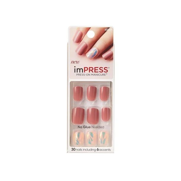 ImPRESS Press-on Nails Gel Manicure - One Shine Day - Walmart.com | Walmart (US)