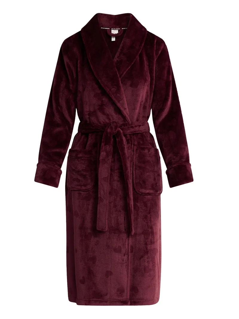 Joyspun Women's Plush Robe, Sizes S-3X | Walmart (US)