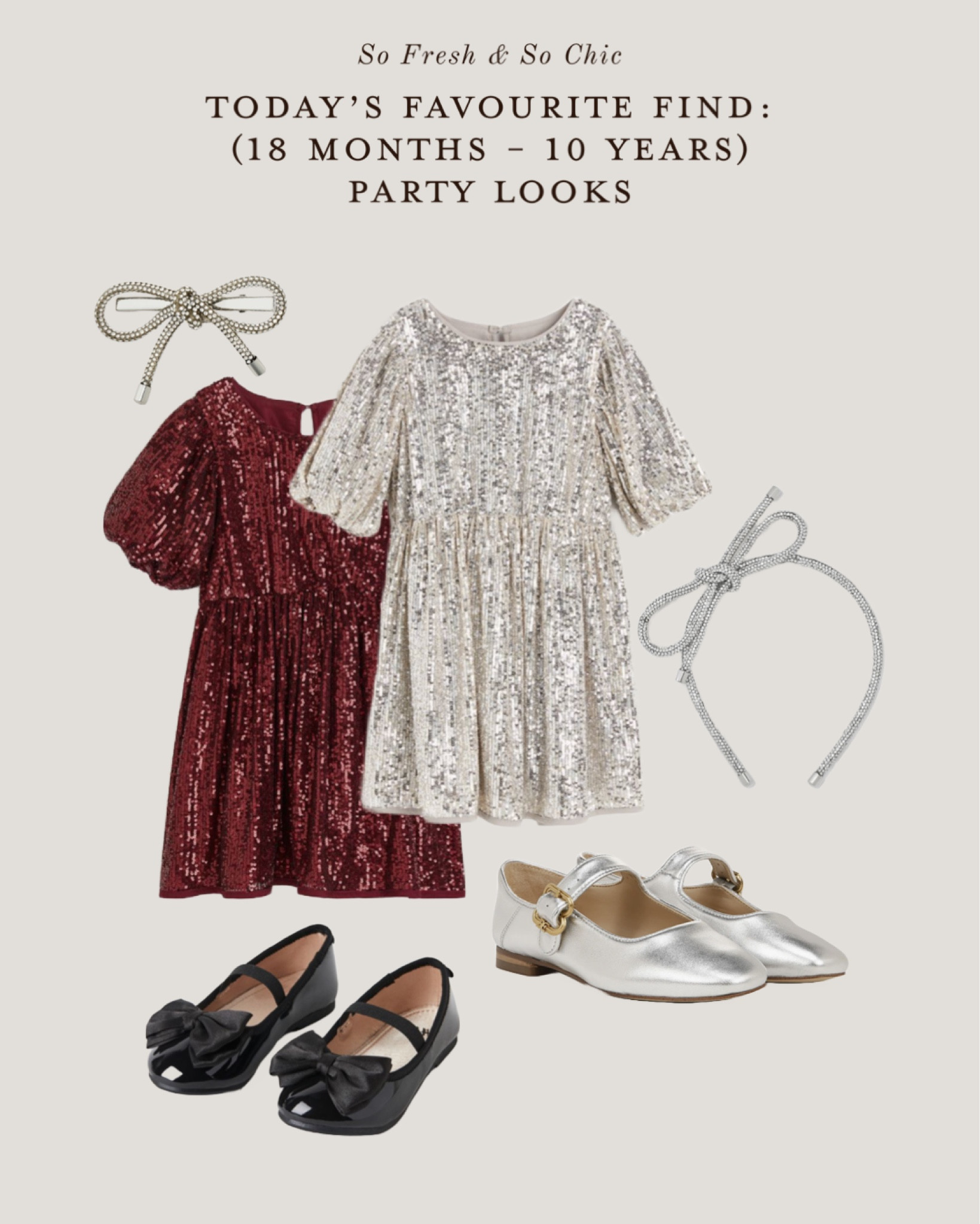 The sparkliest party looks for girls from 18 months to 10 years! 
-
Family photos girls outfit - Christmas card photoshoot looks girls - sequin puff sleeve dress girls - toddler party dress - red sequin party dress girls - silver sequins party dress girls and toddler - tween party dress - black Mary Jane’s toddler shoes - silver leather Mary Jane’s girls shoes - silver sequin headband girls - rhinestone bow hair clip girls - girls party dresses sale - H&M - Sam Edelman - Target hair accessories - holiday party dresses girls - toddler holiday party dress  

#LTKHoliday #LTKkids #LTKsalealert