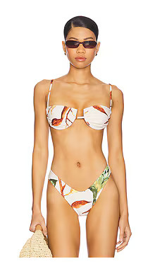 Montce Simonette Bikni Top in Rooted Floral from Revolve.com | Revolve Clothing (Global)