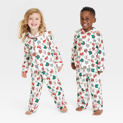 Toddler Holiday Treats Print Holiday Matching Family Pajama Set - Wondershop™ White | Target