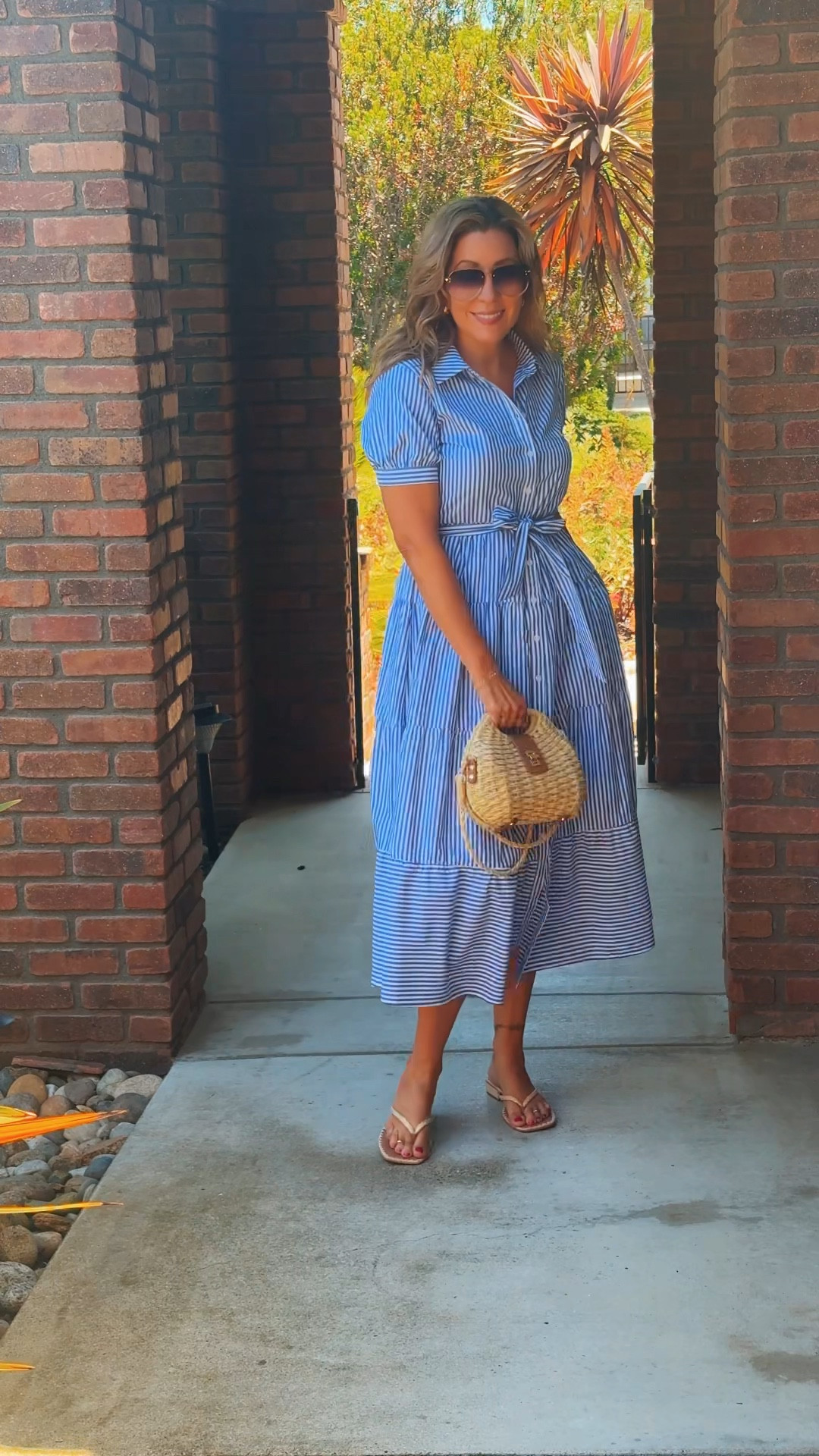 💙Cotton & Classic Stripes💙
This cotton short-sleeve dress from Amazon is crisp, breathable, and totally timeless. The vertical and horizontal stripe mix adds visual interest, and the belted waist keeps it flattering and structured — without being fussy.

Wearing a Medium. Styled with neutral heels and a straw bag for a polished look that’s perfect for errands, lunch dates, or even casual workdays.

Tap to shop this easy summer classic 👗
#ootd, fashionover30, fashionover40, fashionover50, casualoutfits, stylishandgrateful, stylish&grateful, modestoutfits, classy casual, amazonfashion, summerdresses, cottondress, stripedshirt dress, amazonstyle, breathablefashion, wardrobeessentials, preppychic, summerclassic, buttonupstyle

#LTKSeasonal #LTKFindsUnder50 #LTKOver40