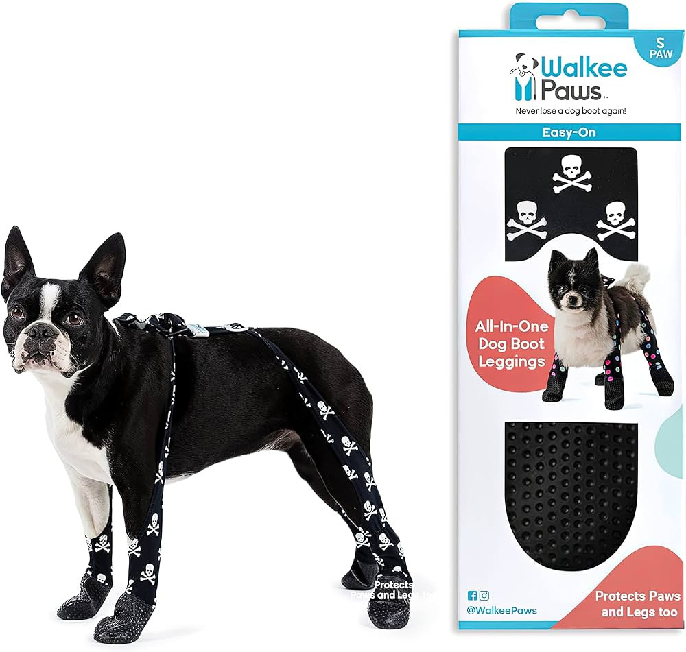 WALKEE PAWS Dog Leggings/Booties/Socks/Shoes All-in-One, As Seen on Shark Tank, Protects from Hot... | Amazon (US)
