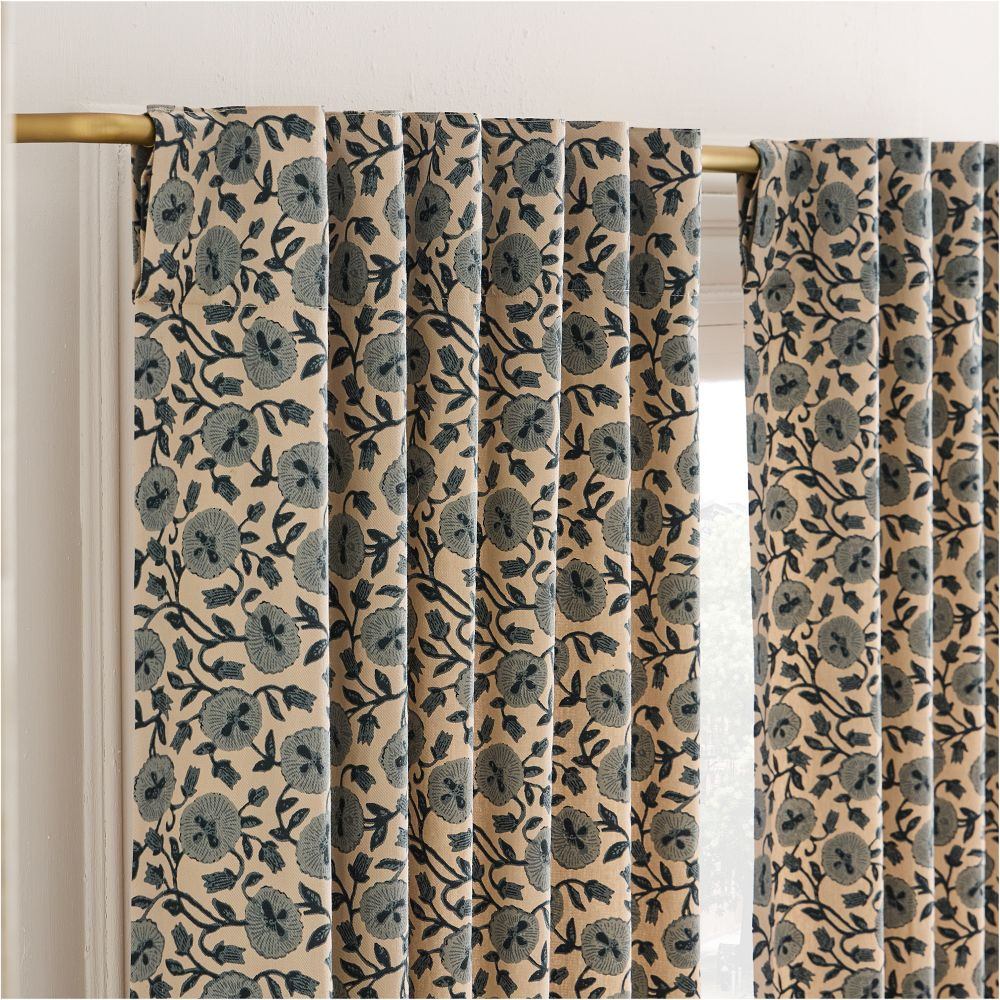 Laney Floral Curtain | West Elm (US)