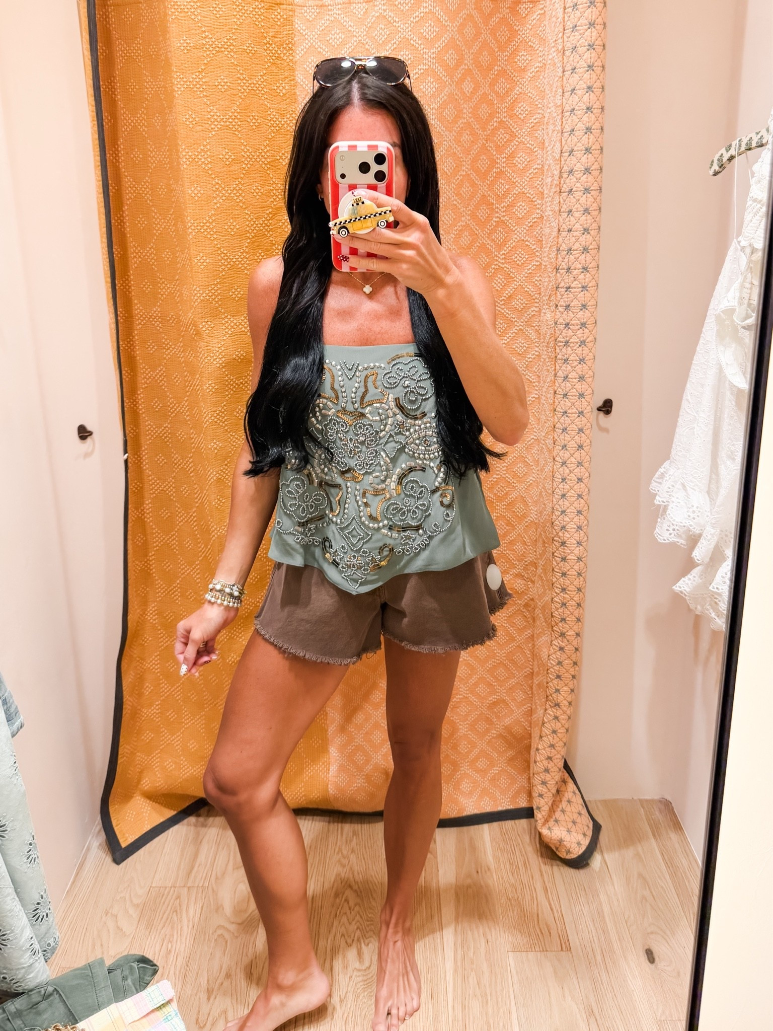 Love this tube top! Wearing XS
25 shorts

#LTKootd #LTKSeasonal