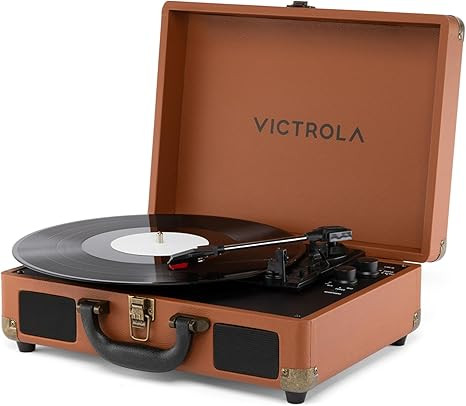 Victrola Journey II (2025 Model) – Bluetooth Suitcase Record Player – Built-in Stereo Speaker... | Amazon (US)