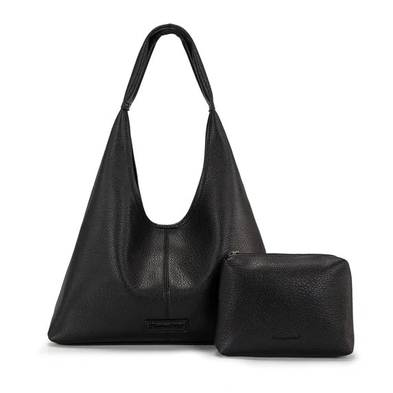 Montana West Hobo Bag Purses for Women Soft Slouchy Shoulder Handbags Tote with Pouch Stylish and... | Walmart (US)
