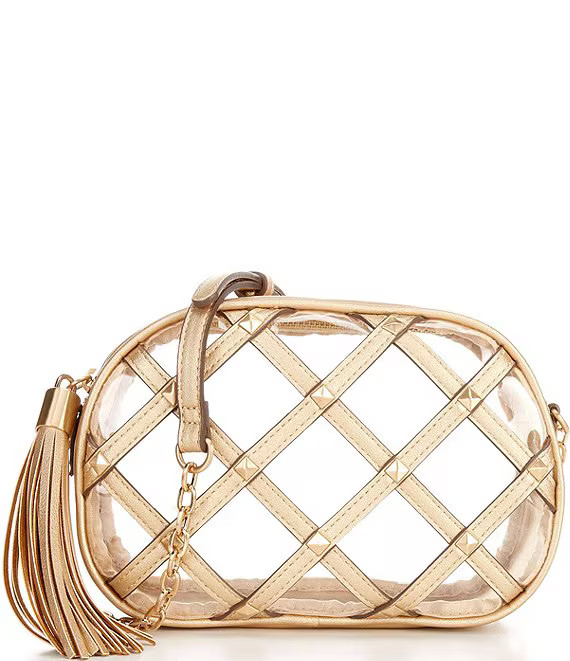 Antonio Melani Clear Larisa Studded Camera Crossbody Bag | Dillard's | Dillard's