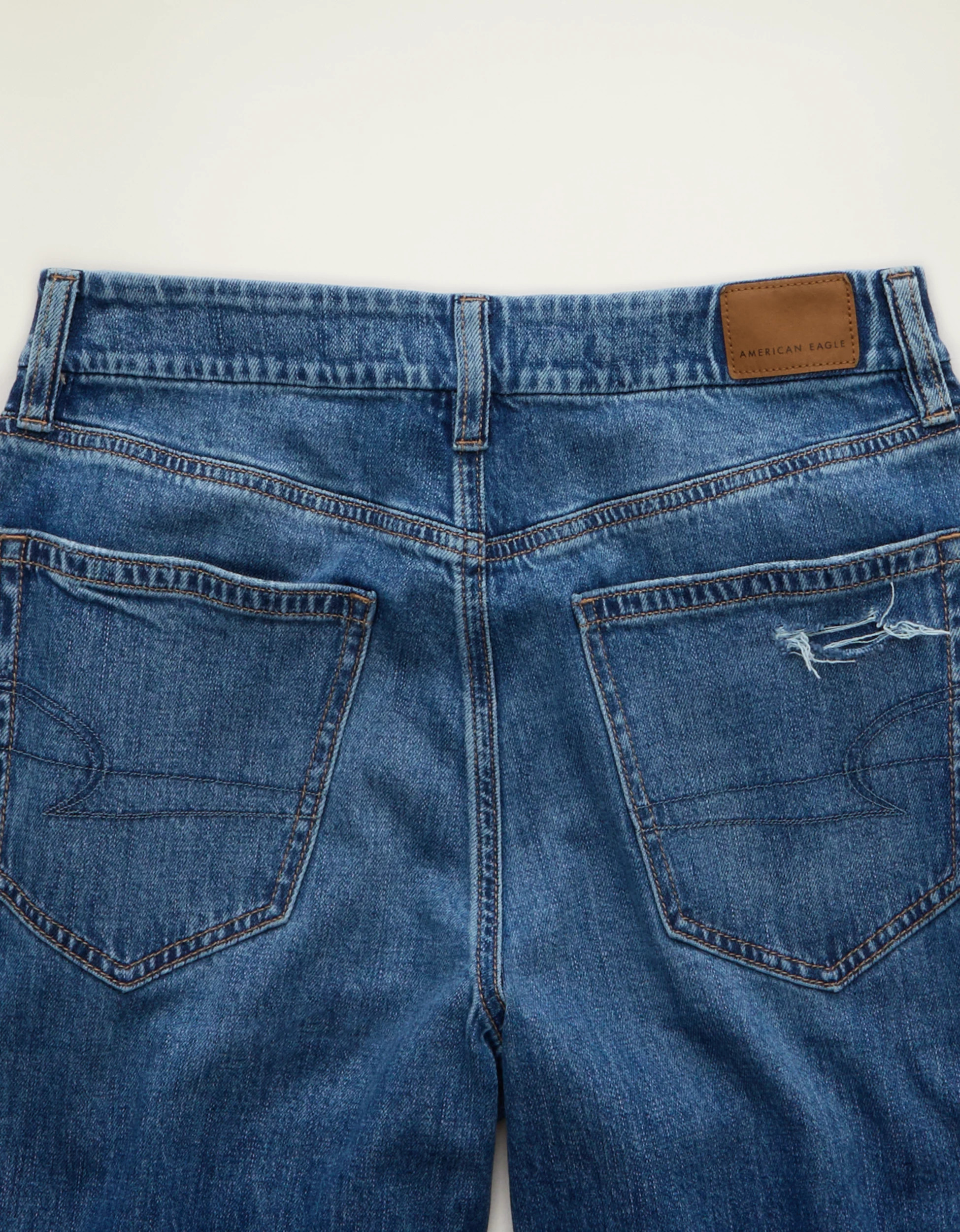AE Curvy Super High-Waisted Baggy Wide-Leg Jean | American Eagle Outfitters (US & CA)