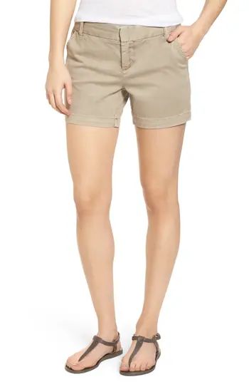Caslon® Cotton Blend Twill Shorts | Nordstrom | Nordstrom