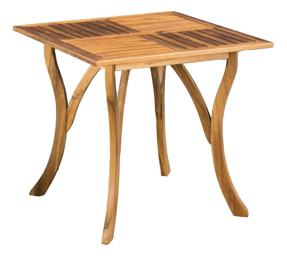 Outdoor Square Dining Table in Teak Finish - Walmart.com | Walmart (US)