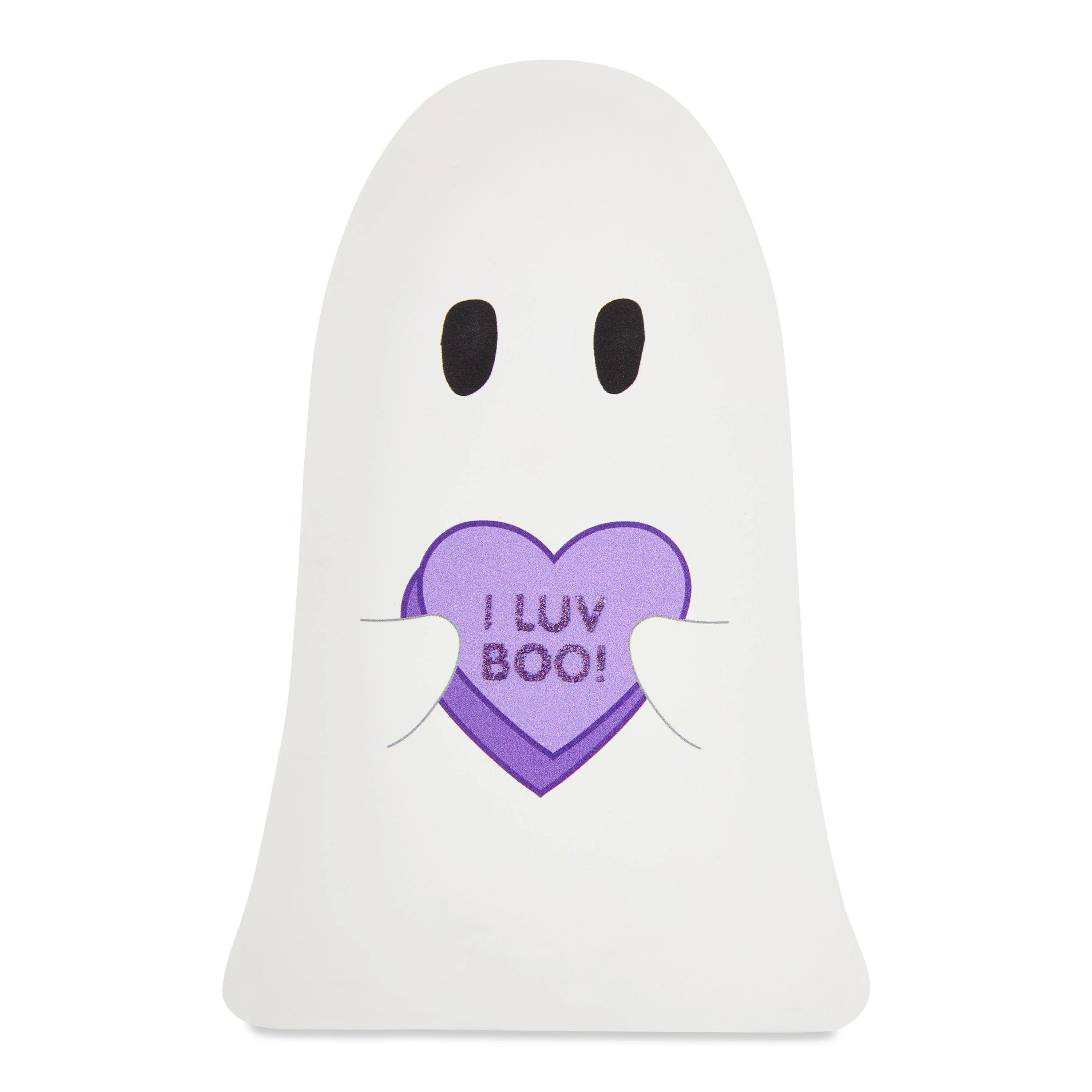 I Luv Boo Ghost Tabletop Decor, Multicolor, 6", Halloween by Way To Celebrate | Walmart (US)