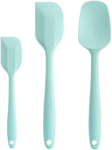 Amazon.com: Cooptop Silicone Spatula Set - Rubber Spatula - 600°F Heat Resistant Baking Spoon & ... | Amazon (US)