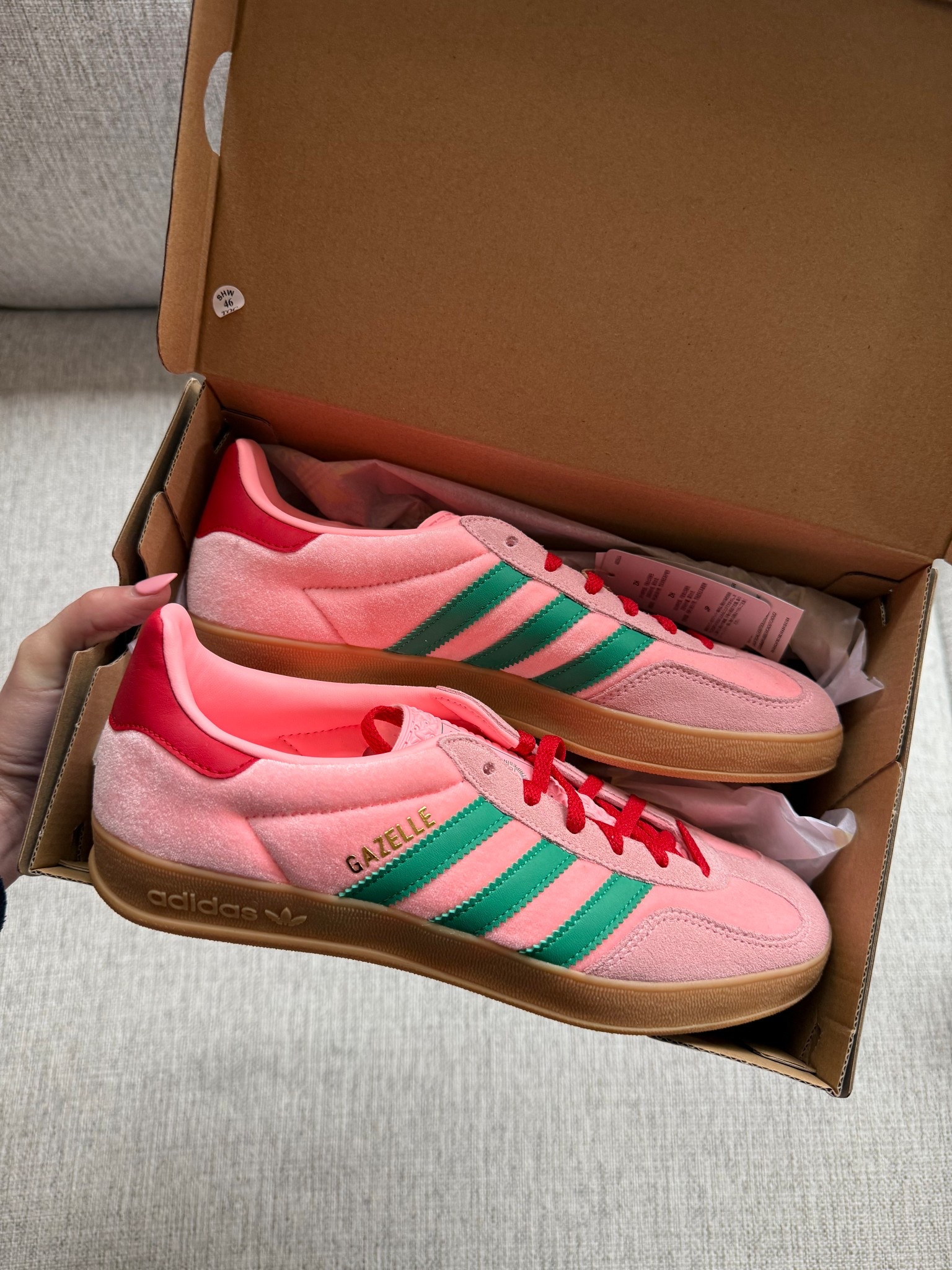 Super excited about these adidas gazelles!!! I read that sizing down a half size is important here!  

#LTKShoeCrush