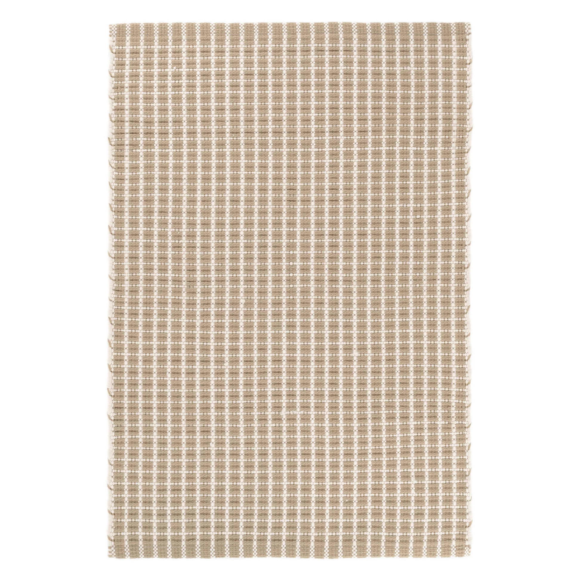 Gridiron Wheat Handwoven Indoor/Outdoor Rug | Annie Selke
