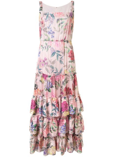 floral print ruffled dress | Farfetch (US)