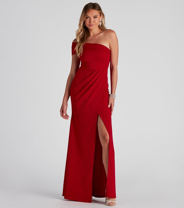 Susana Asymmetric Off Shoulder Mermaid Dress | Windsor Stores