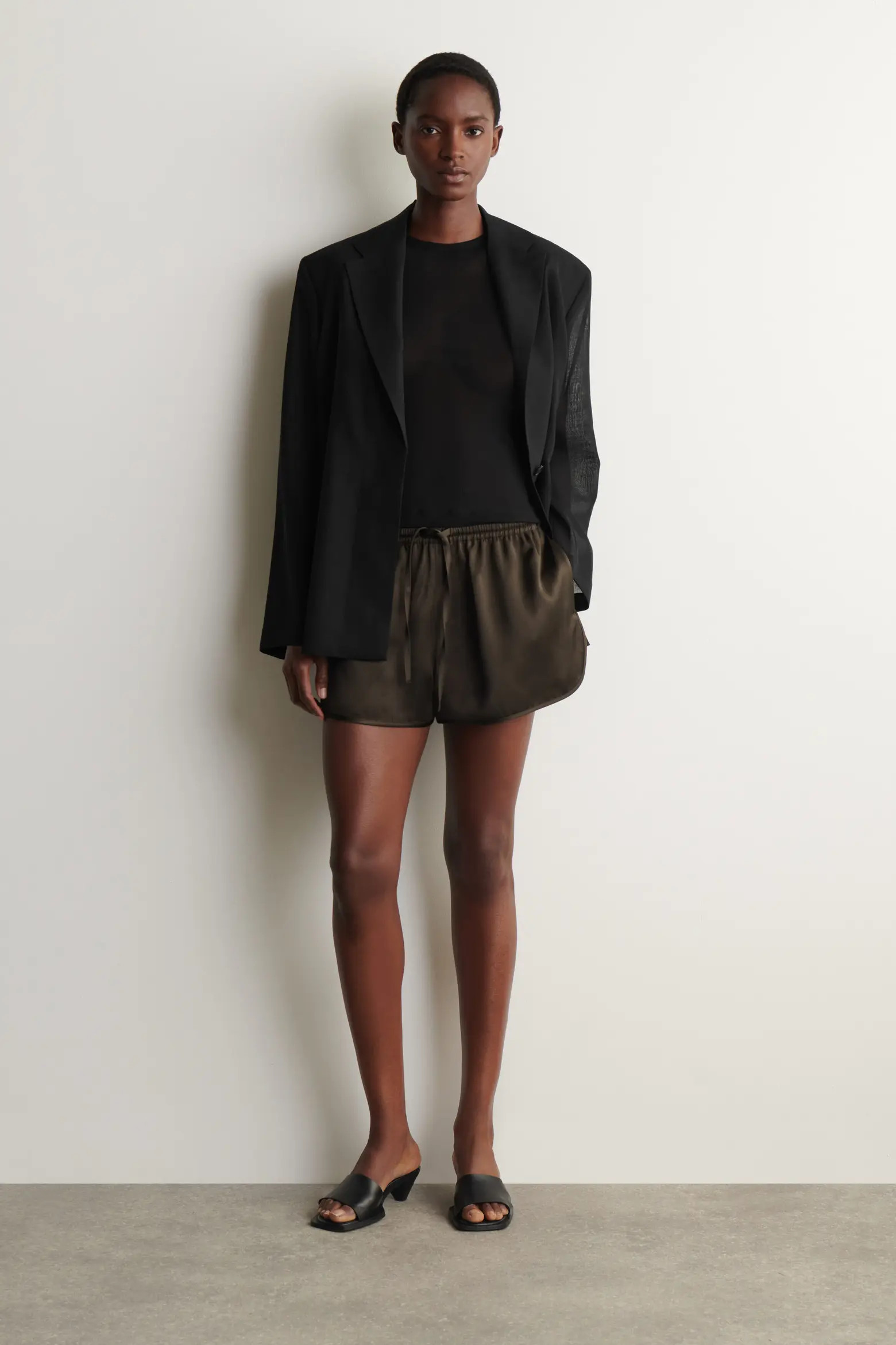 Satin Track Shorts (Women) | Nordstrom | Nordstrom