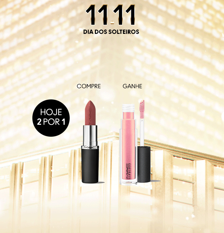 COMPRE BATOM M·A·CXIMAL, GANHE GLOSS
COMPRE MÁSCARA IN EXTREME DIMENSION, GANHE OUTRA | MAC Cosmeticos (BR)