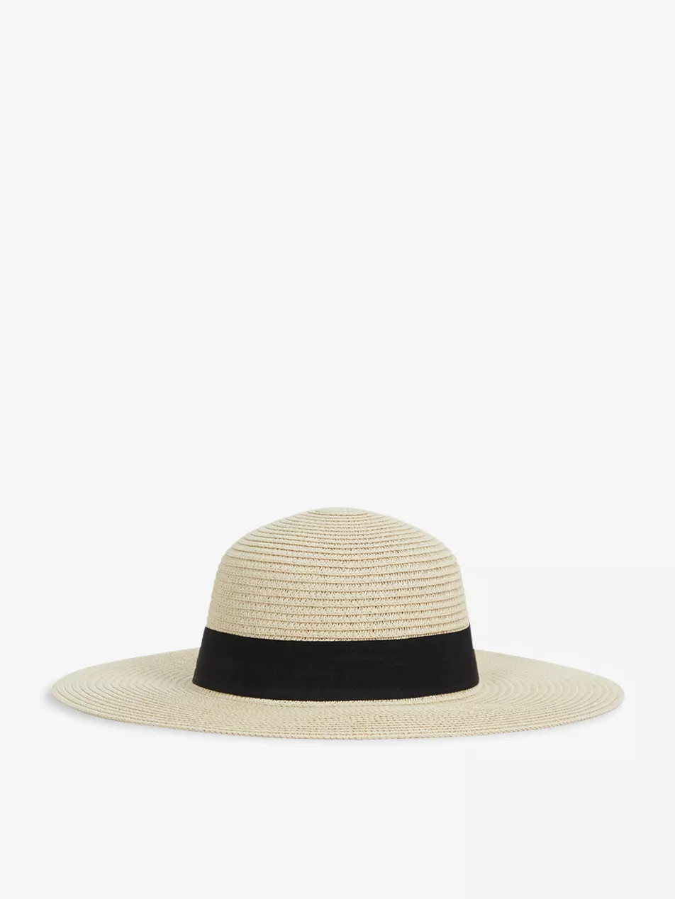 Lexi wide-brim raffia hat | Selfridges