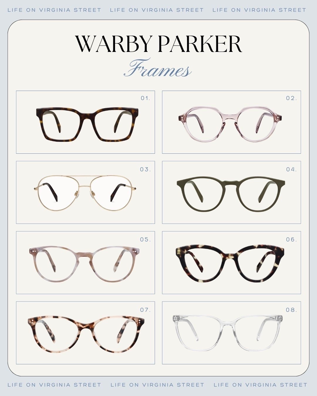 Warby Parker Frames 🙌🏻🙌🏻

Stylish glasses frames
#LTKBeauty #LTKselfcare

#LTKselfcare
