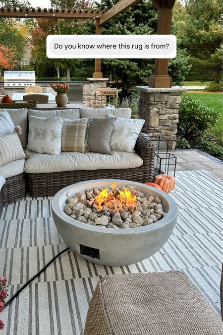Patio weather is almost here! Our outdoor rug is linked below 

#backyard #outdoordecor #patiostyle

#LTKstyletip #LTKSeasonal #LTKhome