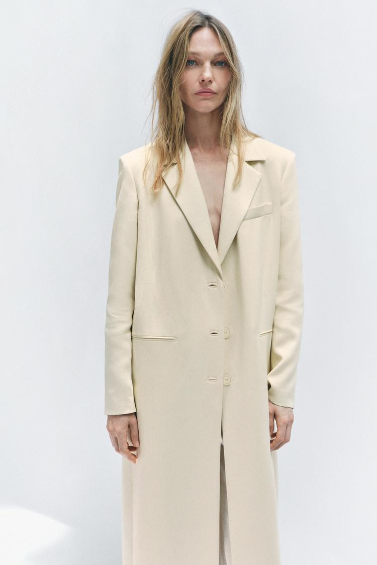 LONG FROCK COAT ZW COLLECTION | Zara UK