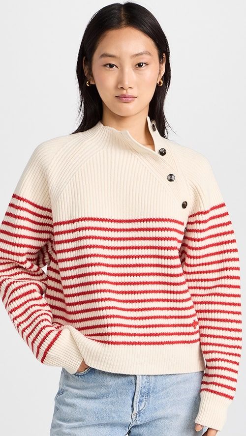 Merino Wool Breton Striped Sweater | Shopbop