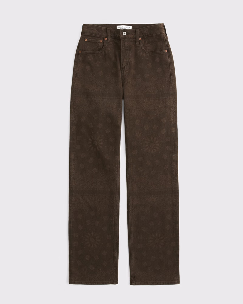 Women's High Rise 90s Relaxed Jean | Women's Bottoms | Abercrombie.com | Abercrombie & Fitch (US)