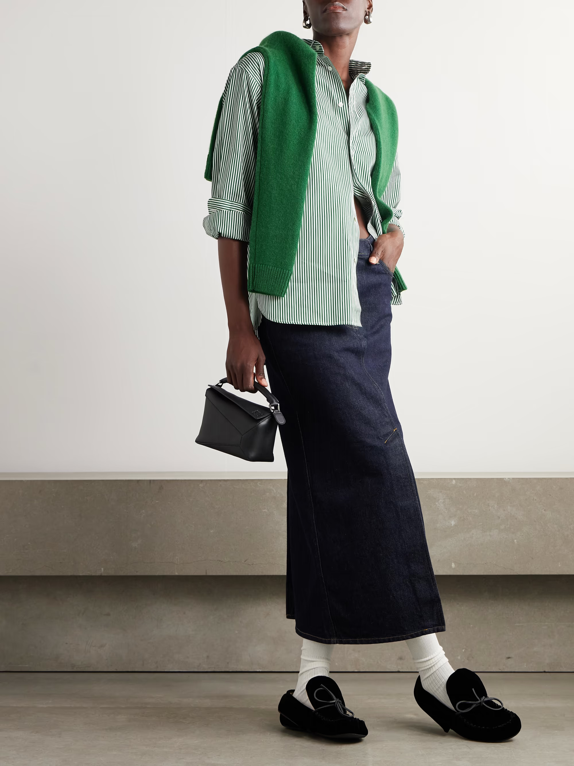 Striped cotton-poplin shirt | NET-A-PORTER (US)