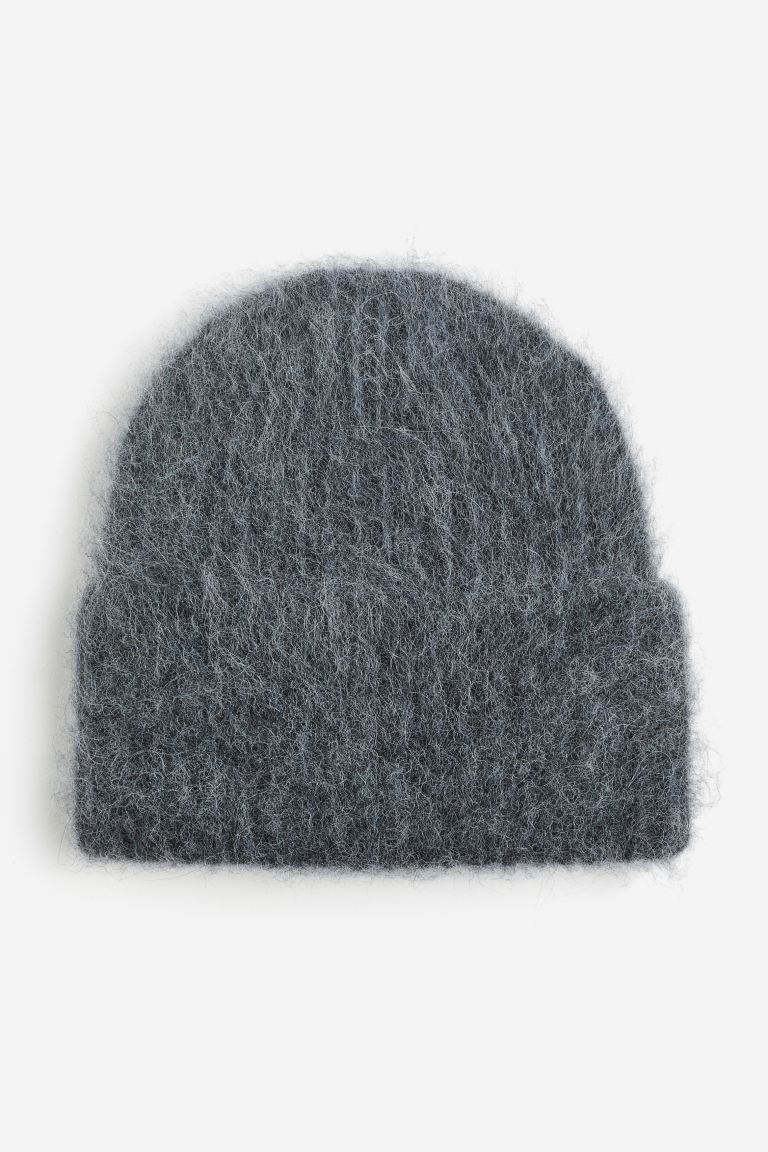 Rib-knit wool-blend hat | H&M (UK, MY, IN, SG, PH, TW, HK)