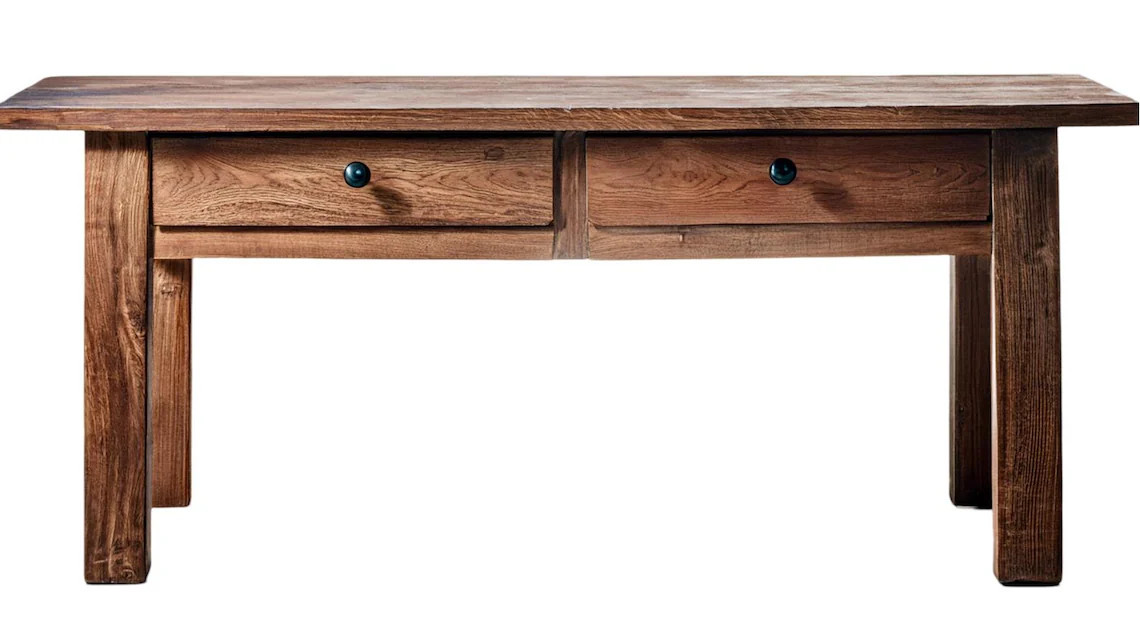 Custom Handmade Rustic Console Table Farmhouse Style Live Edge Shelf Reclaimed Handcrafted Solid ... | Etsy (US)