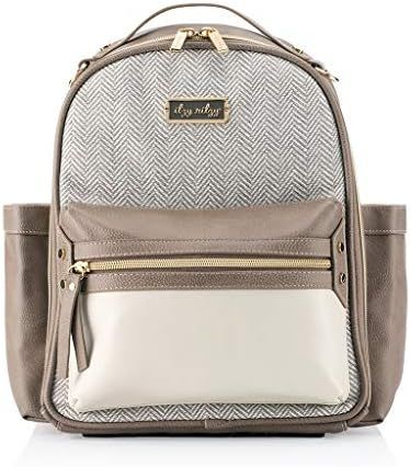Itzy Ritzy Mini Diaper Bag Backpack – Chic Mini Diaper Bag Backpack with Vegan Leather Changing... | Amazon (US)